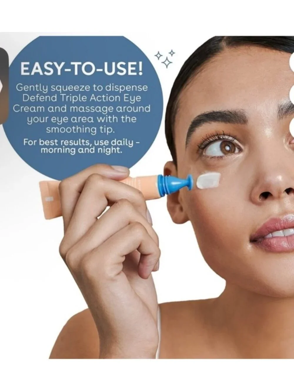 Nuria Defend Triple Action Eye Cream NWB .5 fl oz